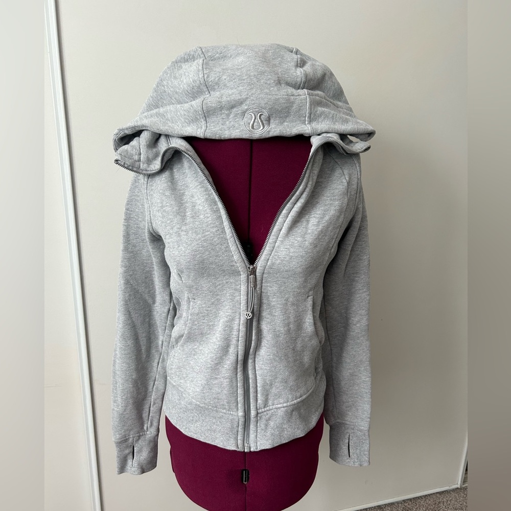 Lululemon Scuba Full Zip Hoodie Grey
